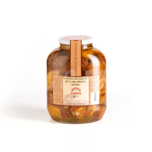 Surtido de cerdo Duroc en aceite de oliva virgen extra Virgen de la fuente