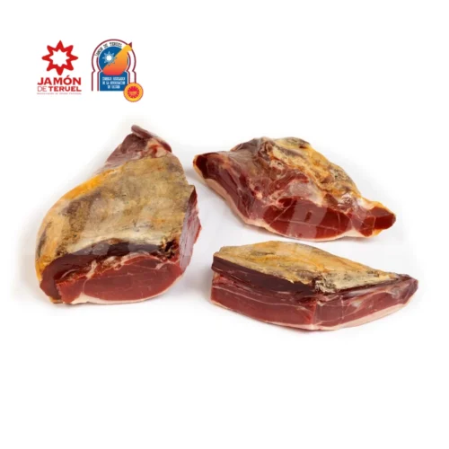 Maza contra punta jamon dop teruel